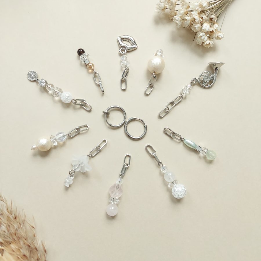 【Creema限定】気分でチェンジ！アタッチ式イヤリング・ピアス（片耳）[Photo1]