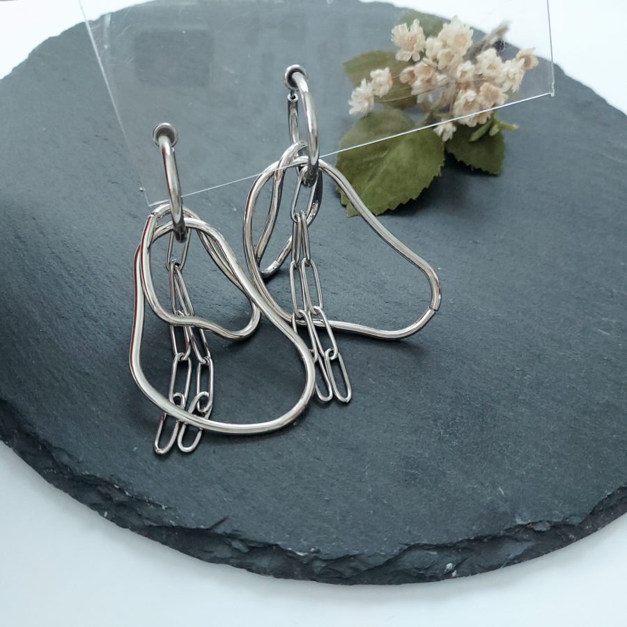 62. アートワイヤー・イヤリング[Photo2]